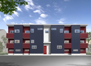 決)中川区柳瀬町1丁目正面パース1