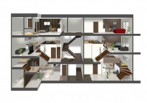 南区柴田町3丁目内観パース