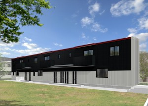 決）中村区岩塚本通4目側面パース