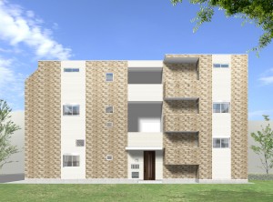 決)ささしまライブ玄関側パース